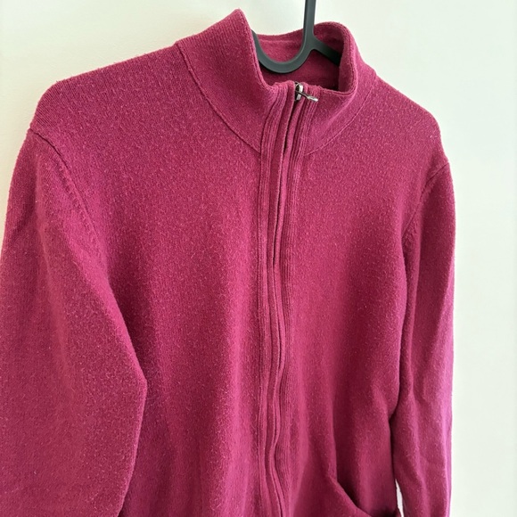 Title Nine Wool Blend Zip Up Sweater - Picture 2 of 8